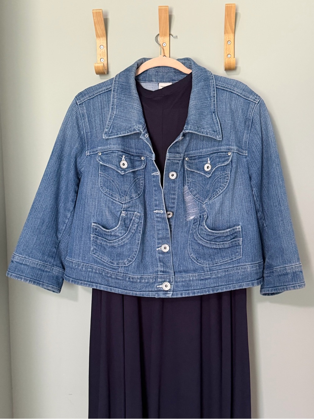 Venezia Blue Denim Jacket with Contrast Stitching 22/24